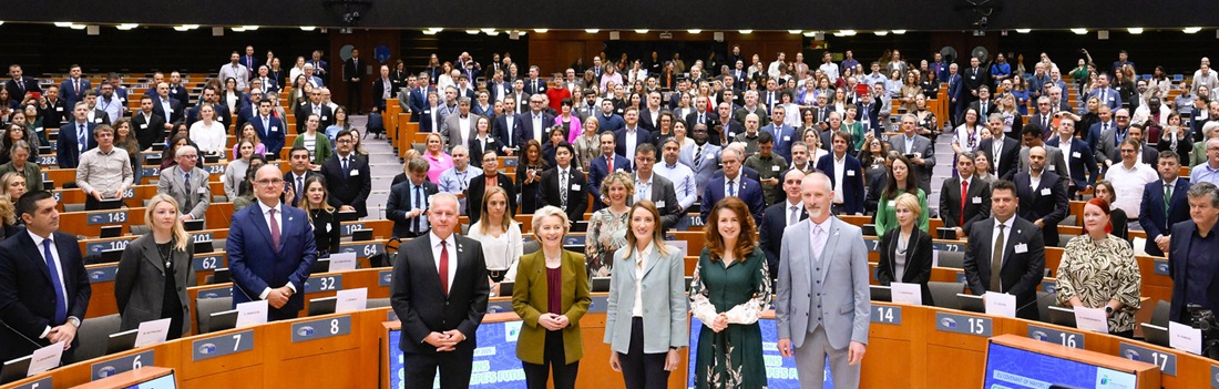 Group photo of people standing together