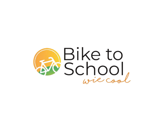 Bike to school logo