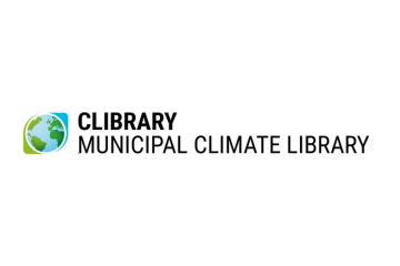 Clibrary logo with subtitle Municipal Climate Library
