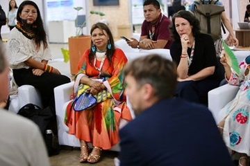 Meetings with indigenou representatives at COP30