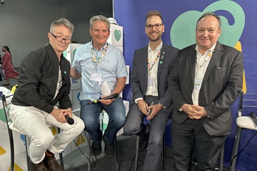 Thomas Brose at the We Don't Have Time Climate Hub during COP30